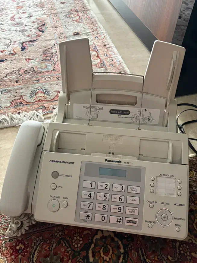 دستگاه فکس پاناسونیک kx-fp711cx|پرینتر، اسکنر، کپی، فکس|تهران, زعفرانیه|دیوار