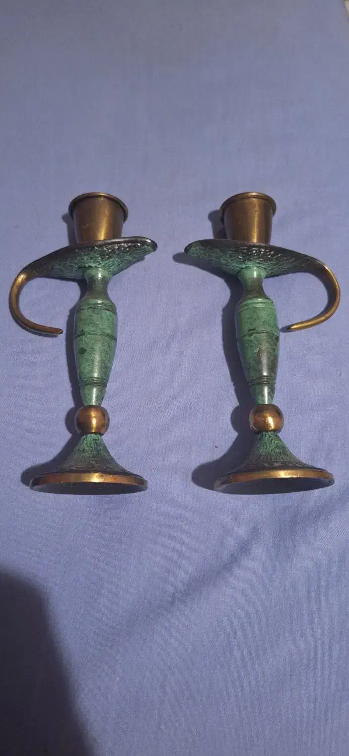 جا شمعی قدیمی|کلکسیون اشیاء عتیقه|تهران, منیریه|دیوار