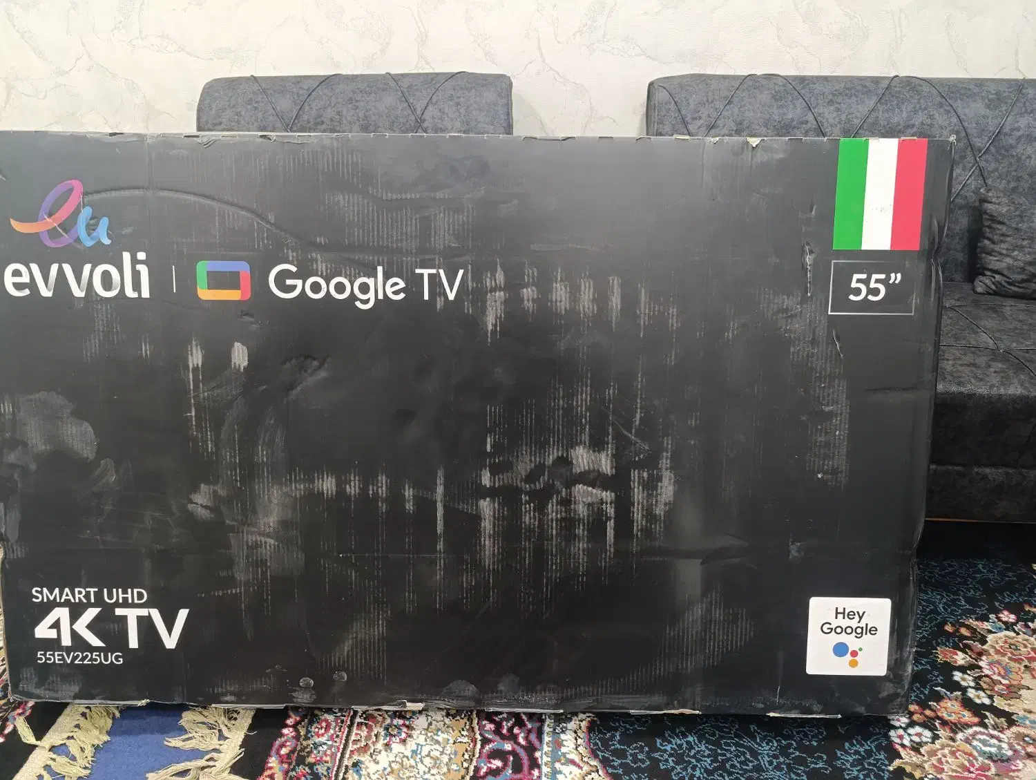 تلویزیون 55و43اینچ|تلویزیون و پروژکتور|دزفول, |دیوار