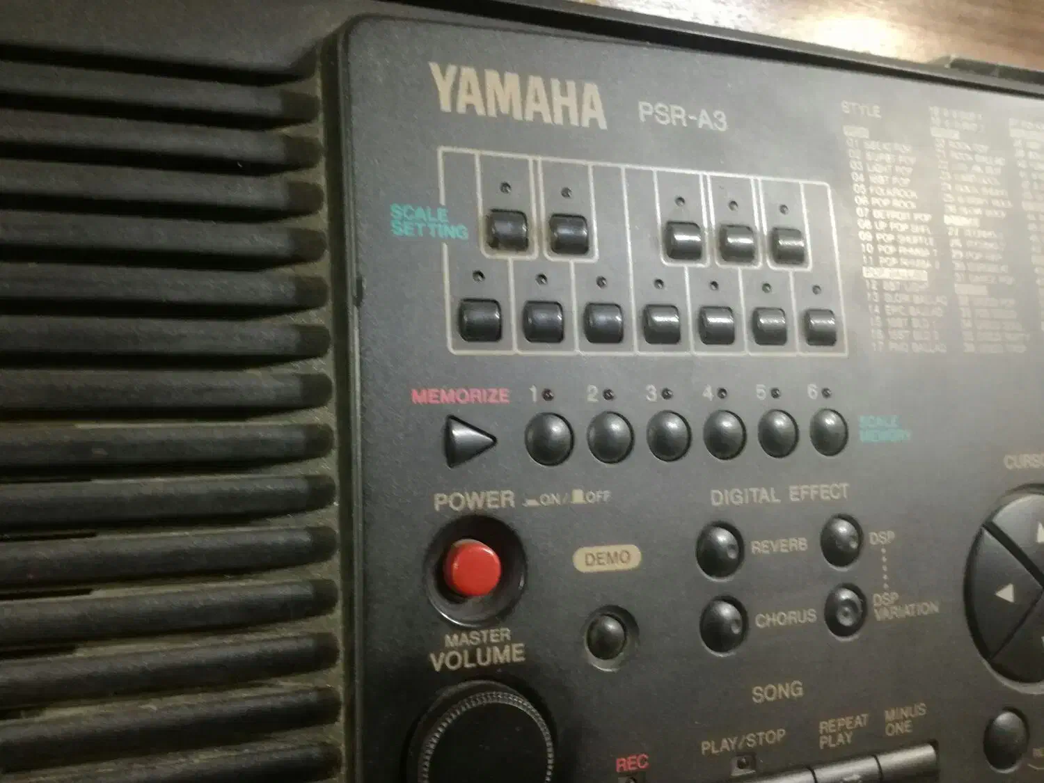 ارگ یاماها A3سالم وتمیز|پیانو، کیبورد، آکاردئون|همدان, |دیوار