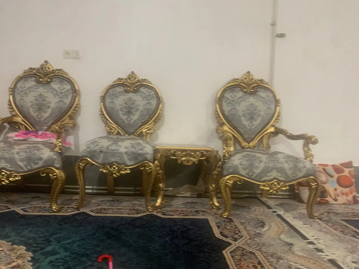 مبل استیل باجلومبلی|مبلمان خانگی و میز عسلی|قم, منبع آب|دیوار