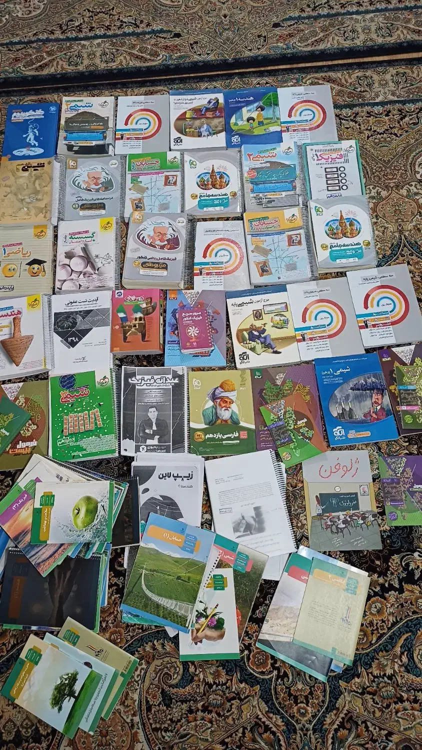 کتابهای کنکور،کمک اموزشی،رشته ریاضی|کتاب و مجله آموزشی|یاسوج, |دیوار