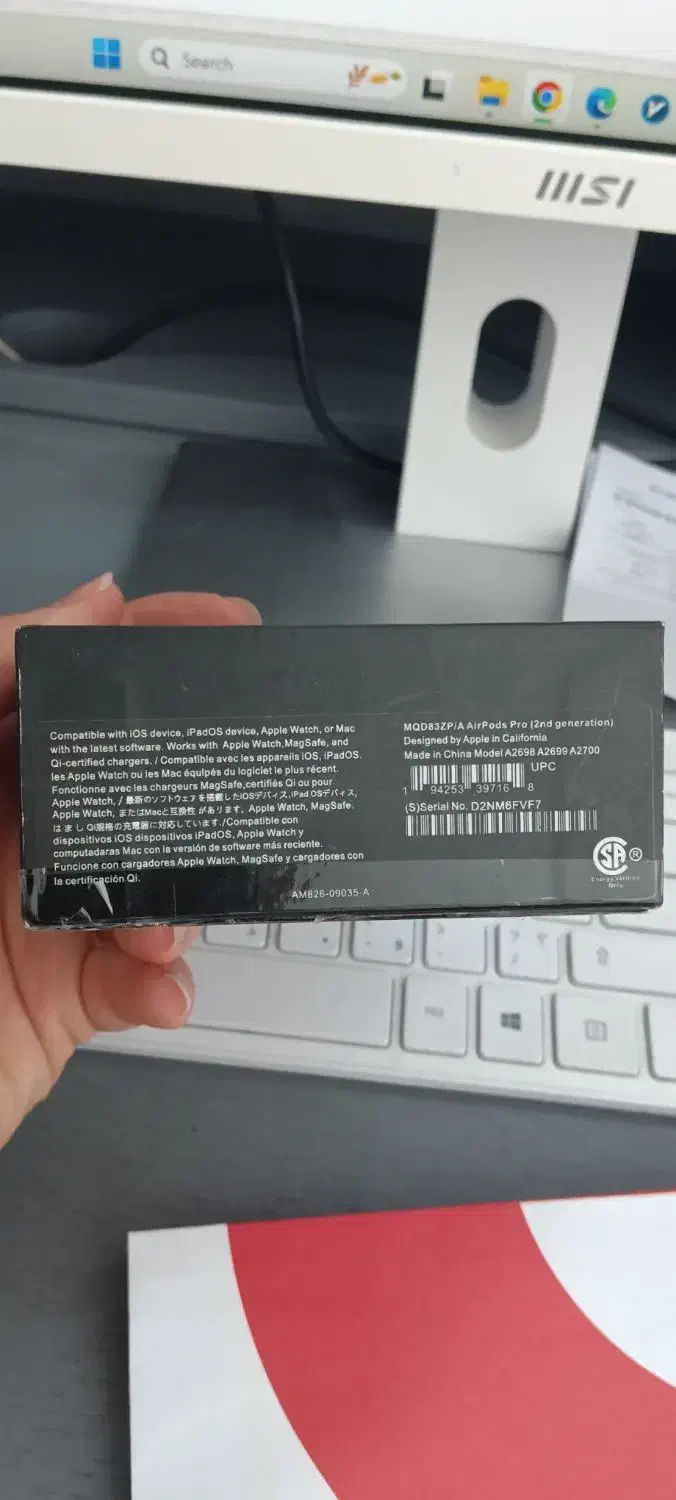 ایرپاد پرو اپل اصلی airpod pro|لوازم جانبی موبایل و تبلت|تهران, تهرانسر غربی|دیوار