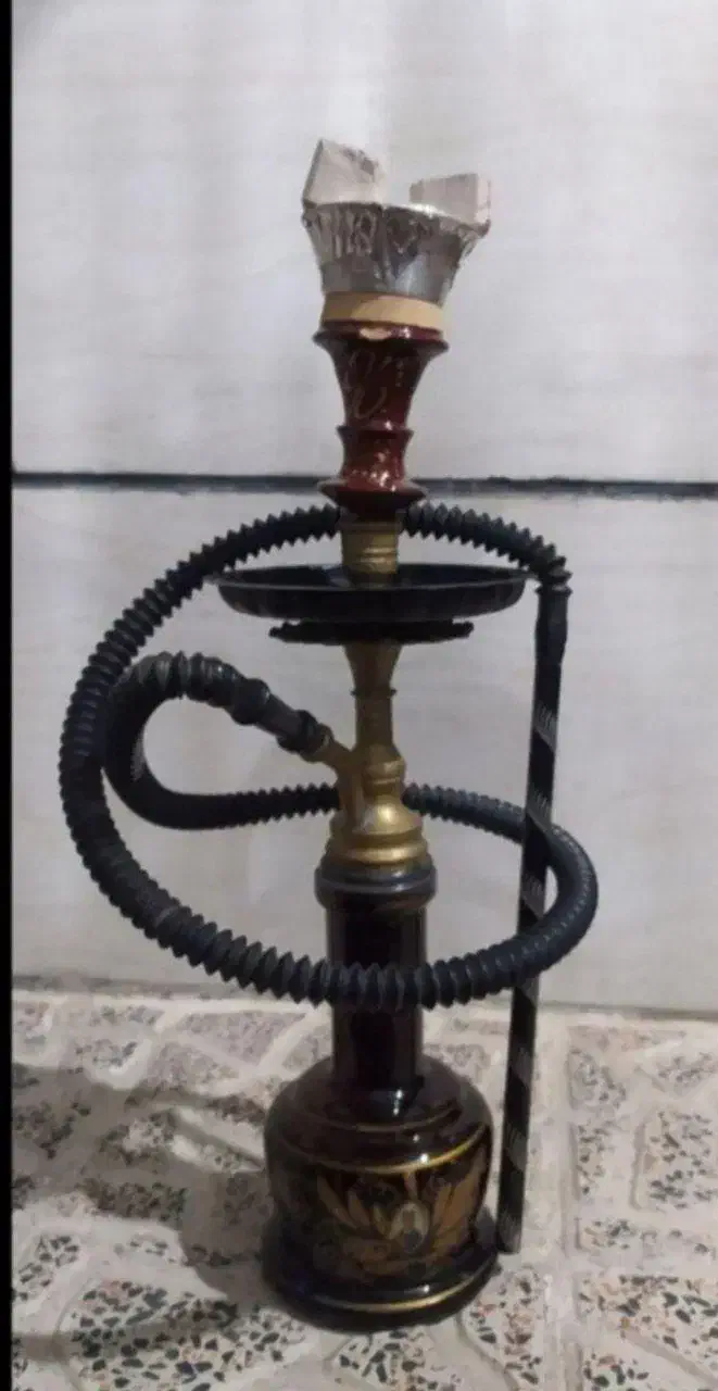 دو عدد قلیان برنجی پایه عربی|کلکسیون و سرگرمی|محمدیه-قزوین, |دیوار