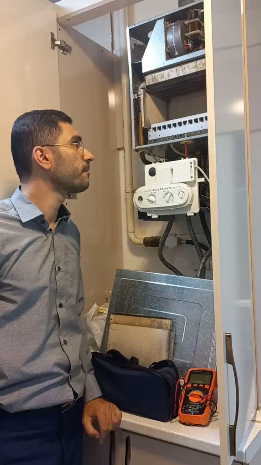 سرویس سالانه پکیج با رسوبگیری مبدل / قطعات اصل|خدمات پیشه و مهارت|تبریز, |دیوار