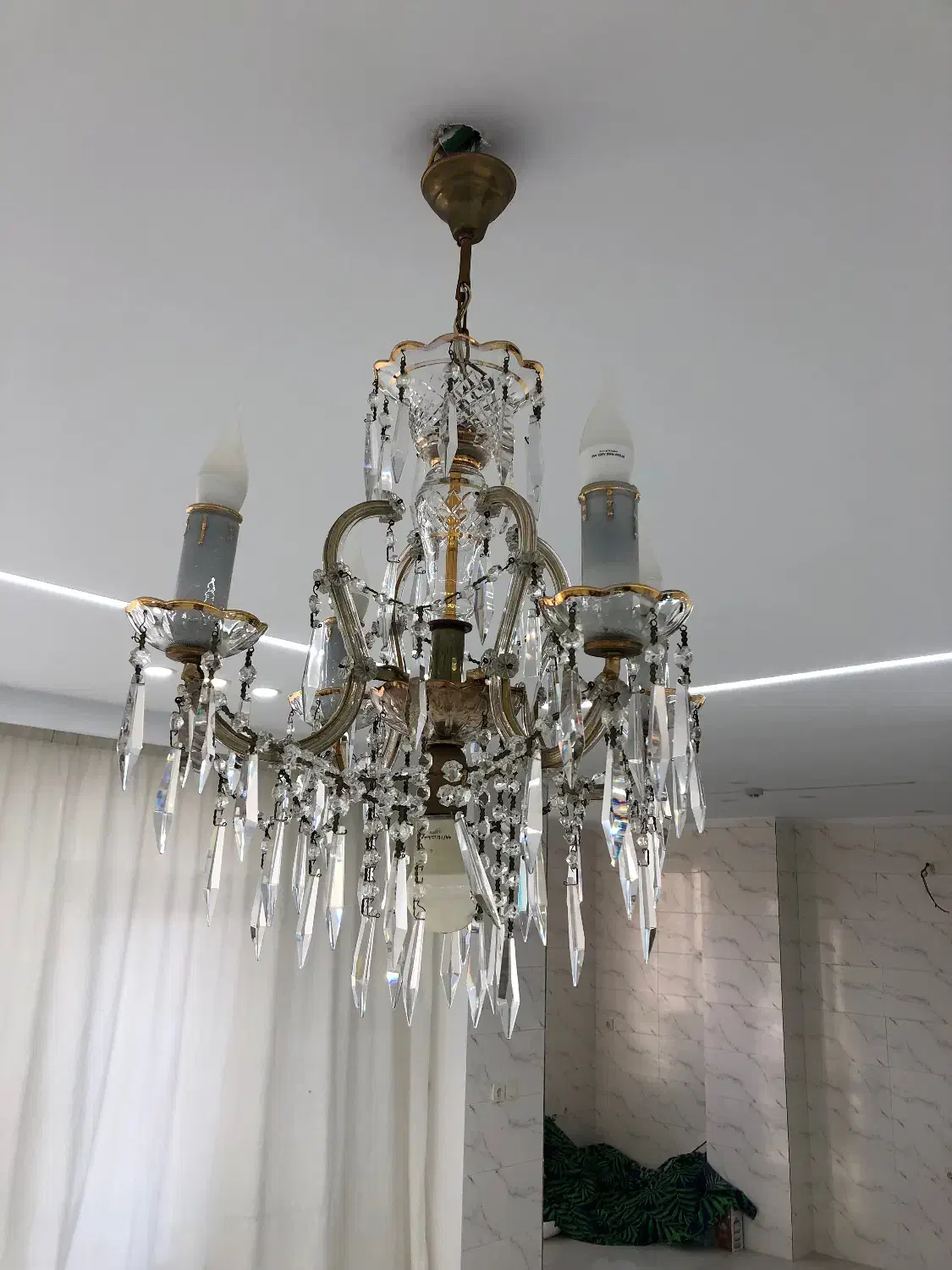 لوستر|لوستر و چراغ آویز|زنجان, |دیوار