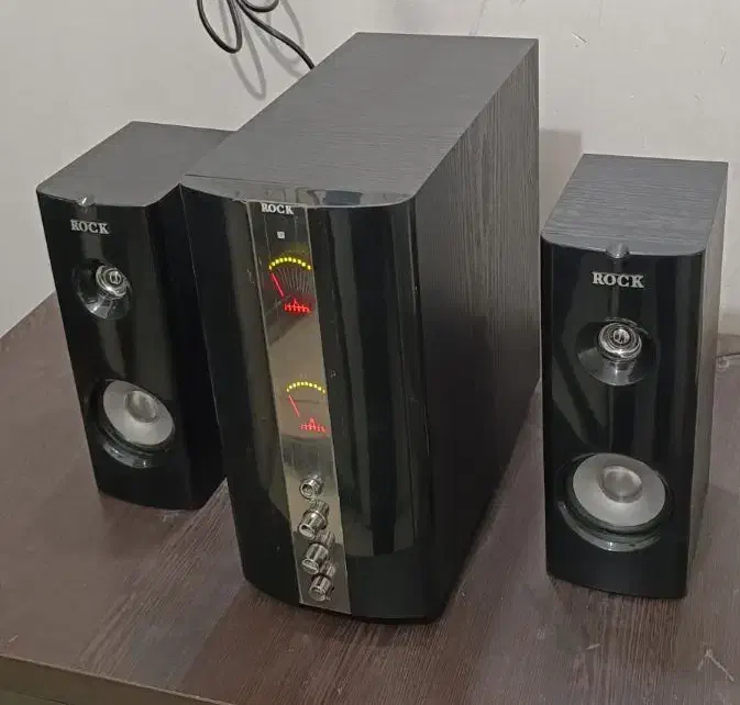 اسپیکر ۳ تیکه قوی و بزرگ Rock|قطعات و لوازم جانبی رایانه|قزوین, |دیوار