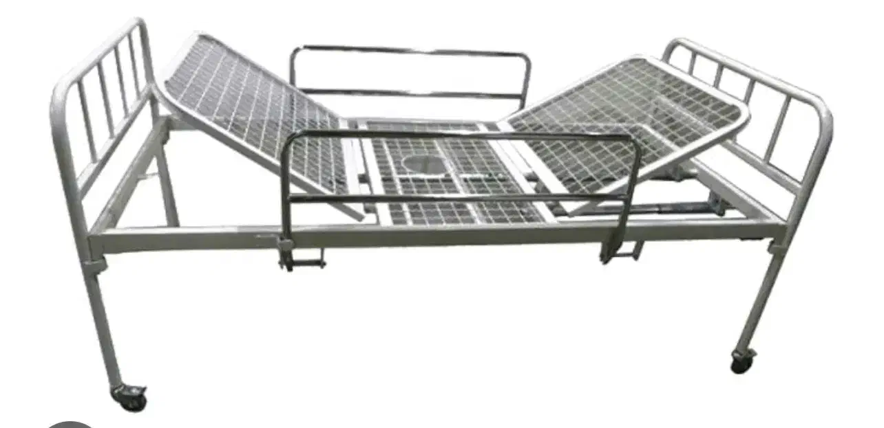 تخت بیمارستانی دو شکن لگن خور با تشک طبی|پزشکی|آزادشهر, |دیوار