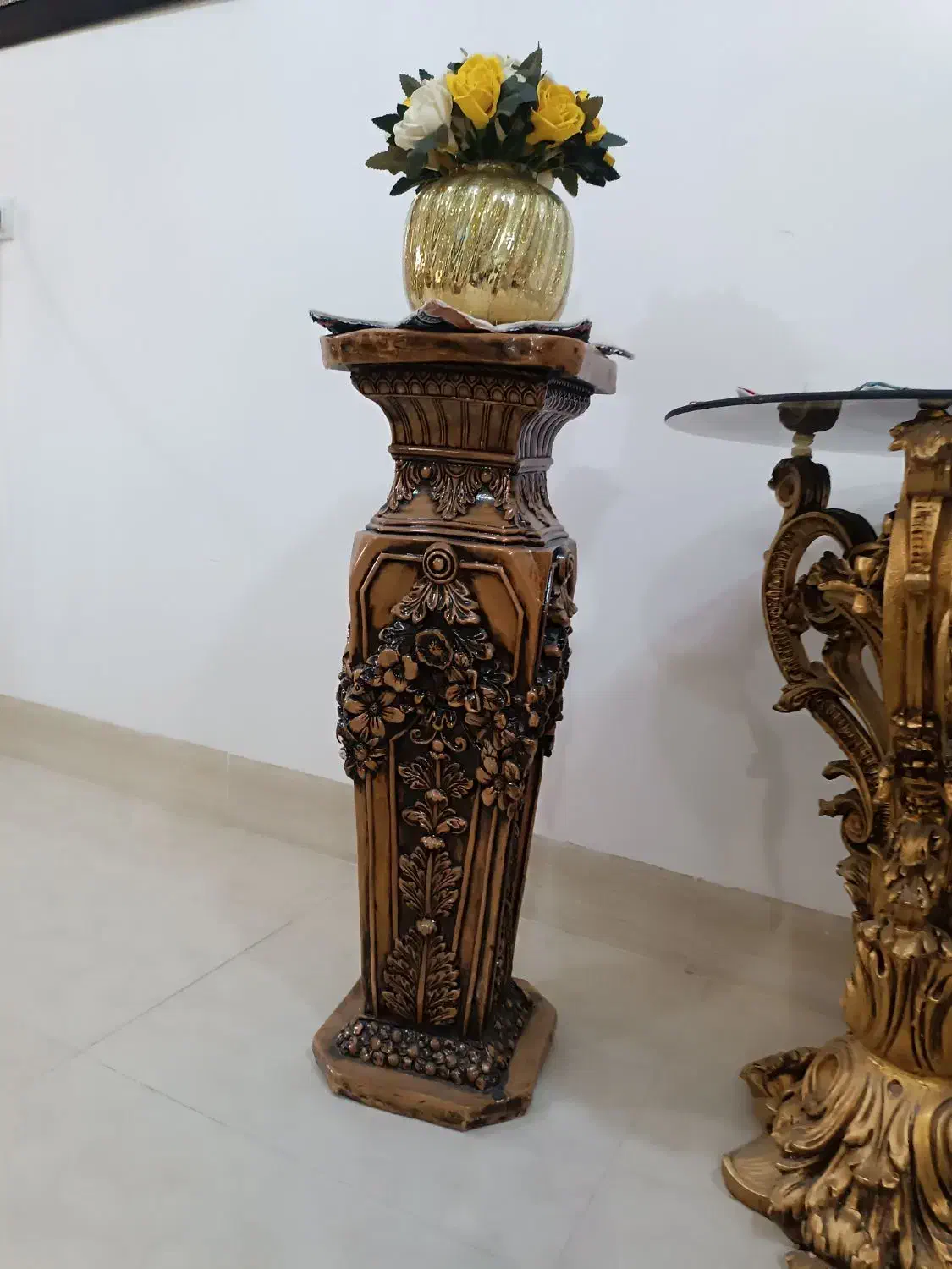 گلدان کنار مبل|صنایع دستی و سایر لوازم تزئینی|بندر ماهشهر, |دیوار