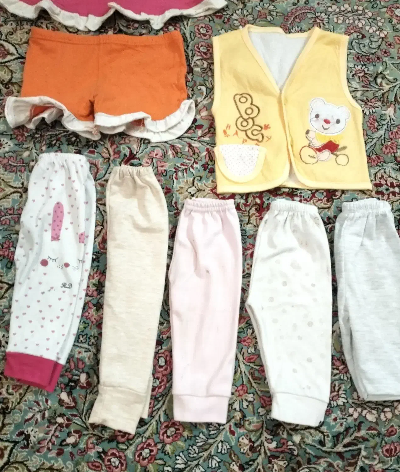 ۲۰عدد لباس نوزادی و یلدایی کاملا نو مناسب|کفش و لباس بچه|کرمان, |دیوار