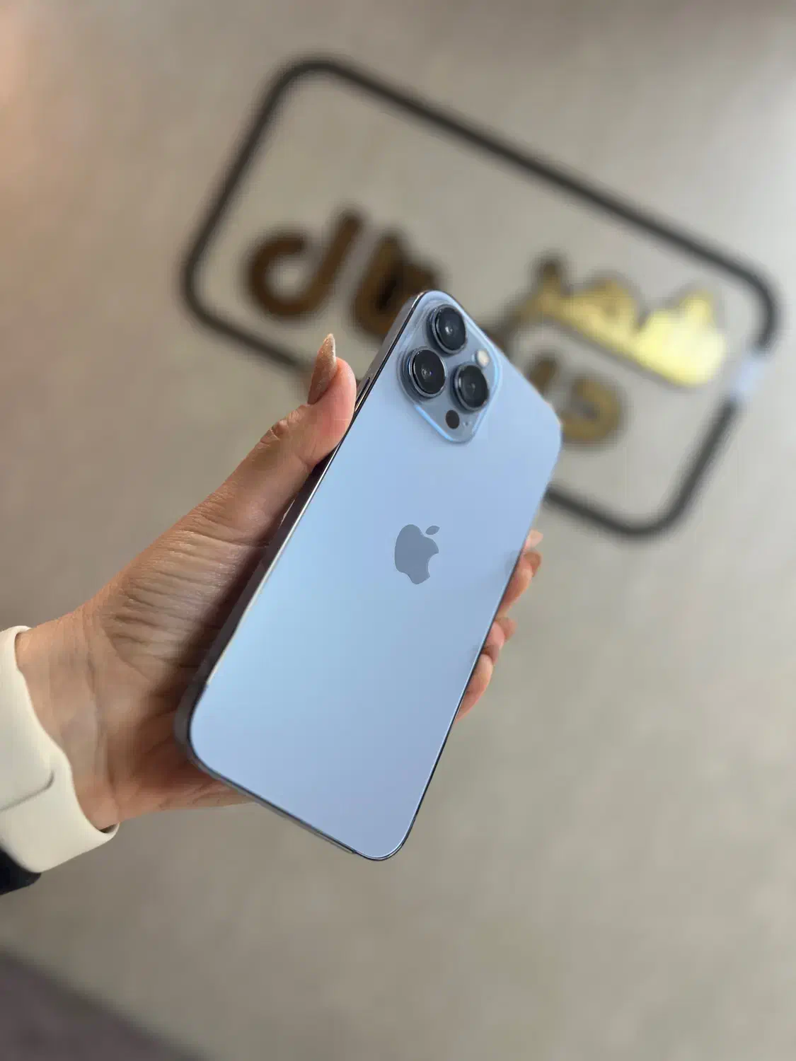 آیفون ۱۳پرومکس آبی ZAA(دوسیم کارت)۵۱۲گیگ کارکرده|موبایل|ماسال, |دیوار