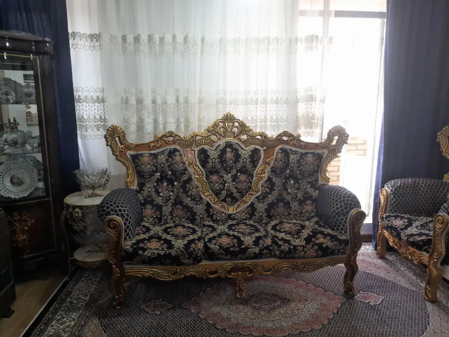 مبل سلطنتی ۷نفره|مبلمان خانگی و میز عسلی|اردبیل, |دیوار