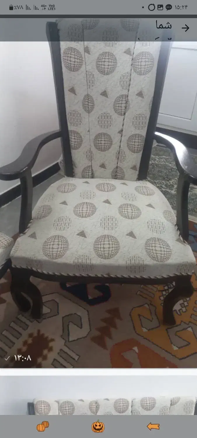 فروش مبل نیمه سطنتی|مبلمان خانگی و میز عسلی|فولادشهر, مسکن مهر فولادشهر|دیوار