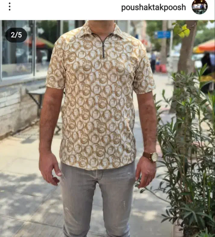 تیشرت نیم زیپ|لباس|اراک, |دیوار