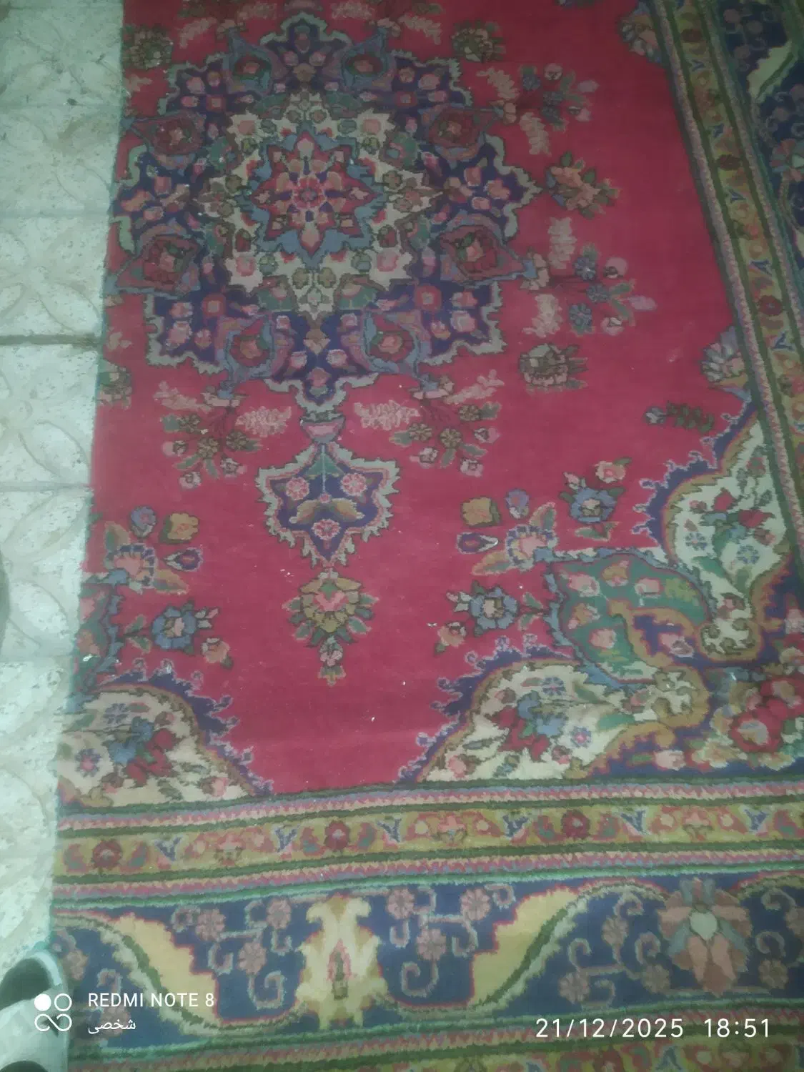 یک فرش دستباف تبریزی|فرش|شیراز, فرگاز|دیوار