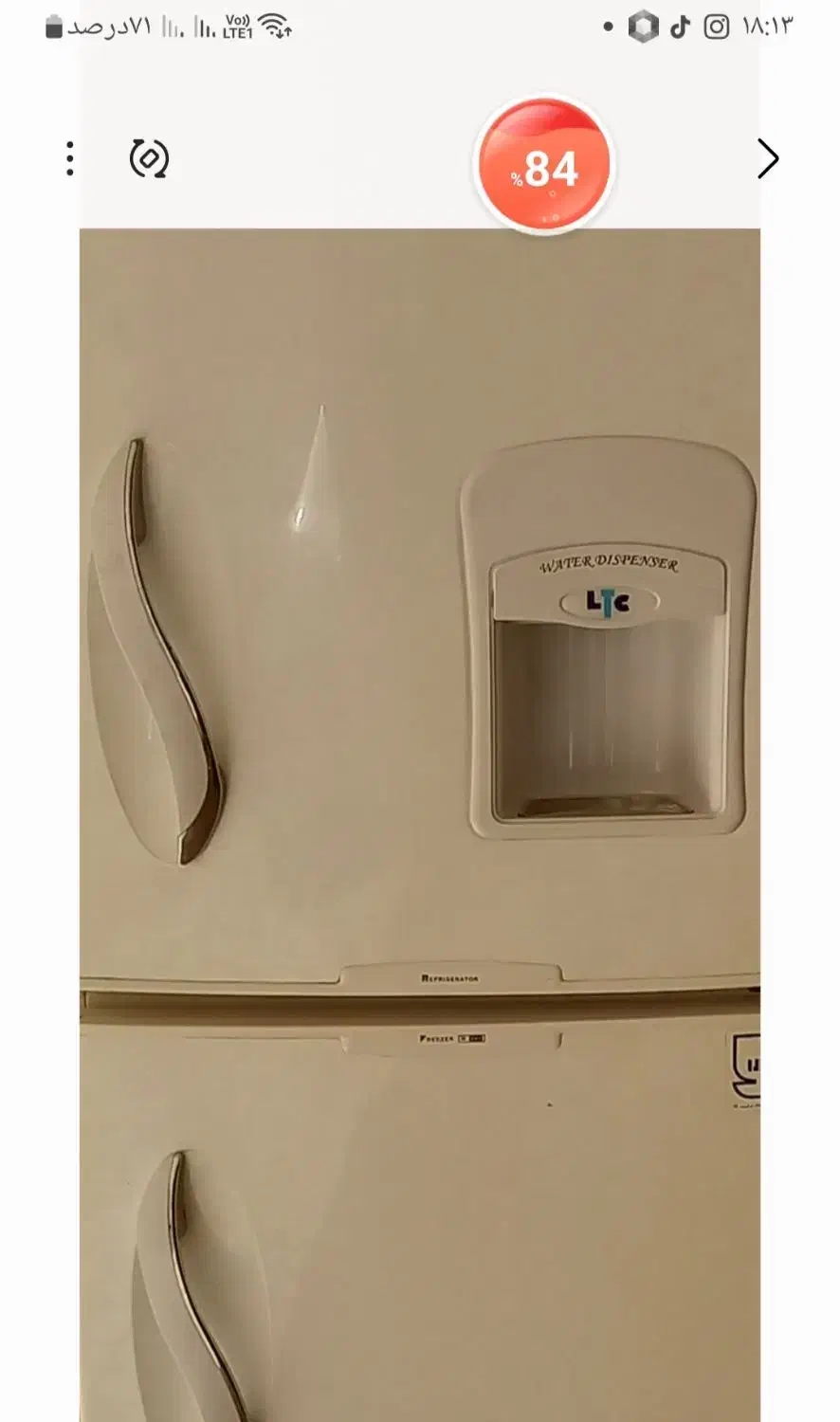 یخچال دو. در سالم|یخچال و فریزر|نجف‌آباد, فاز ۳ شهرک آزادگان|دیوار