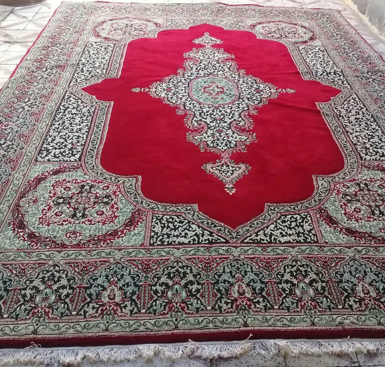 دو عدد فرش ۱۲ متری|فرش|شوش, |دیوار