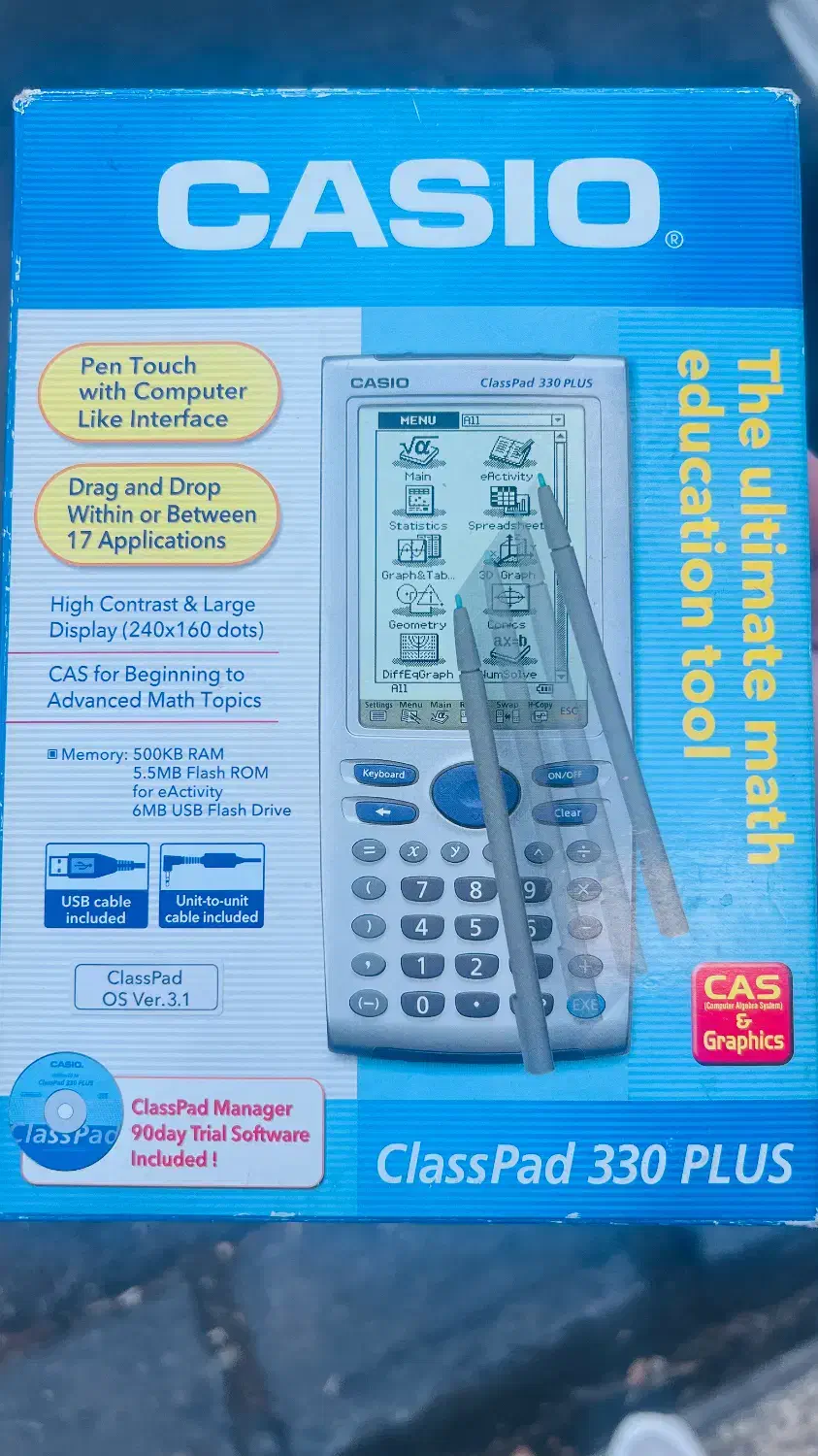 ماشین حساب classpad 330 plus|لوازم التحریر|شیراز, شهرک سراج‎|دیوار