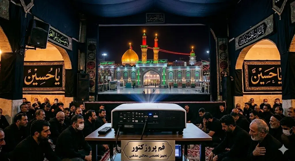 ویدئو پروژکتور ویژه مساجد و حسینه ها با چک مدت دار|تلویزیون و پروژکتور|قم, صفائیه|دیوار