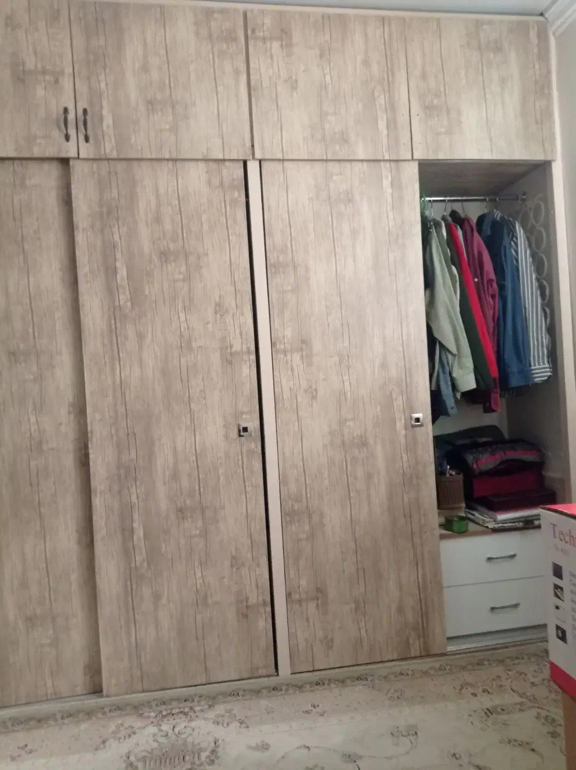 کمد دیواری اماده ریلی|جاکفشی، کمد، دراور|اندیشه, اندیشه فاز ۱|دیوار