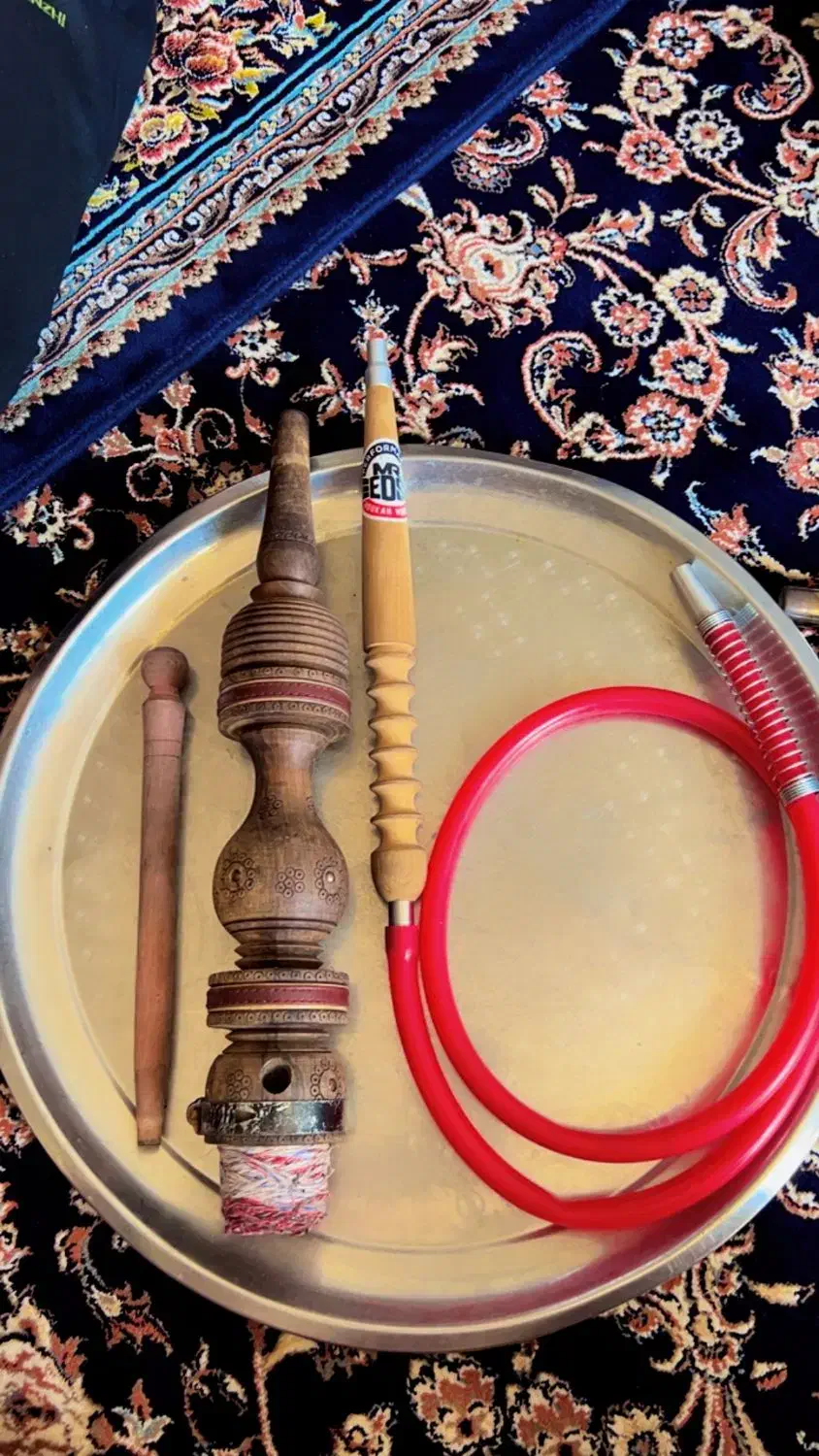 قلیان تنه گردو دو سیب|کلکسیون و سرگرمی|ساوه, |دیوار