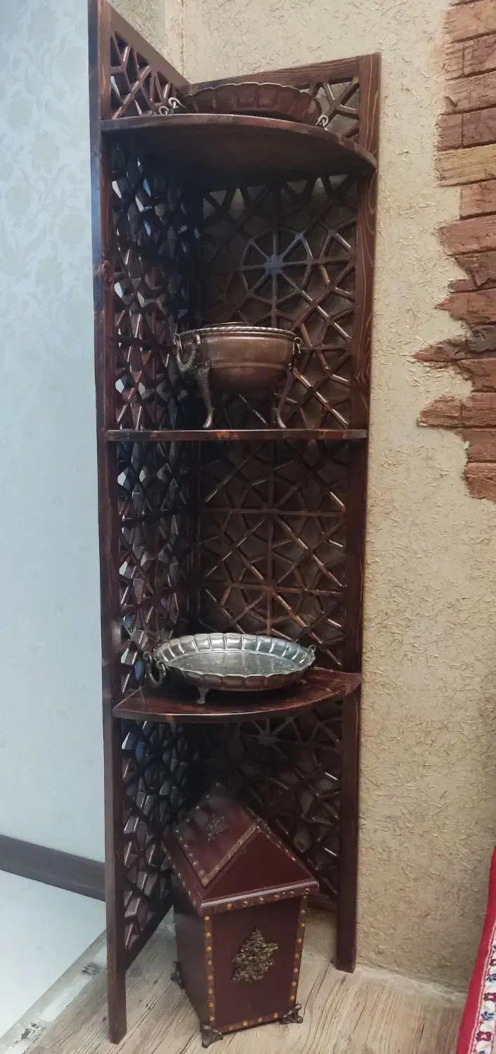 شلف چوبی|کتابخانه، شلف، قفسه‌های دیواری|تهران, جوادیه تهرانپارس|دیوار