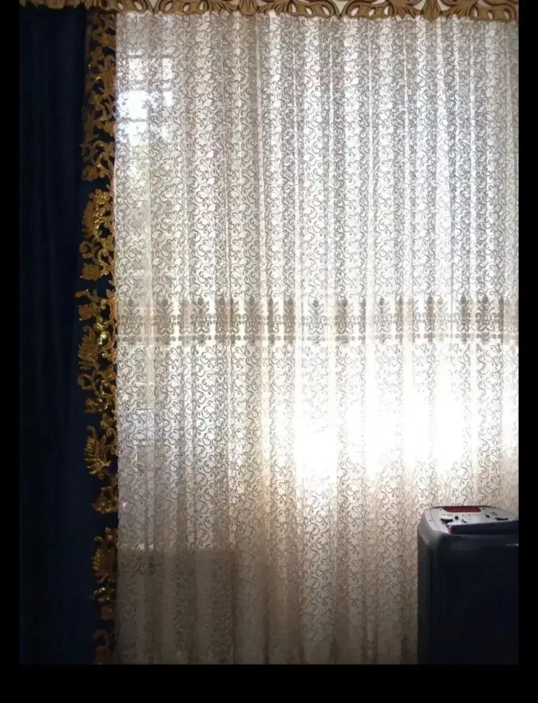 حریر پرده قیطون دوزی|پرده، رانر، رومیزی|دهلران, |دیوار