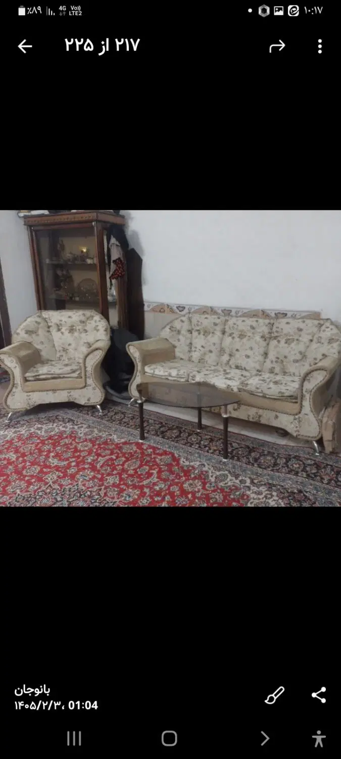 مبل۷نفره تمیزومرتب|مبلمان خانگی و میز عسلی|مشهد, نوده|دیوار