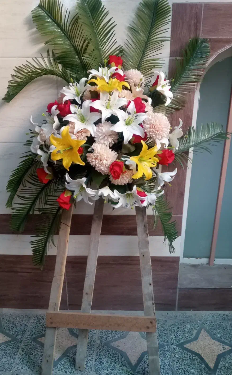 دست گل مراسم|گل مصنوعی|دزفول, |دیوار