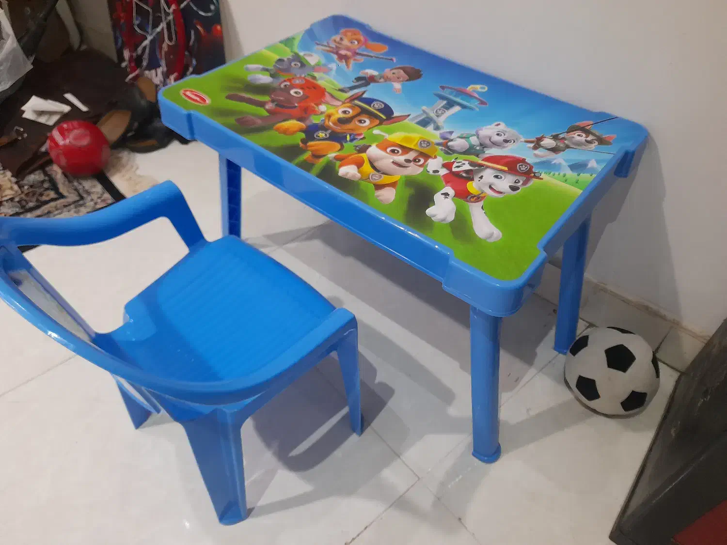 میز تحریر کودک  با صندلی سالم|اسباب و اثاث بچه|رشت, سیا اسطلخ|دیوار