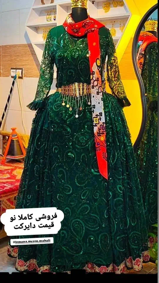 لباس قری محلی|لباس|کازرون, |دیوار
