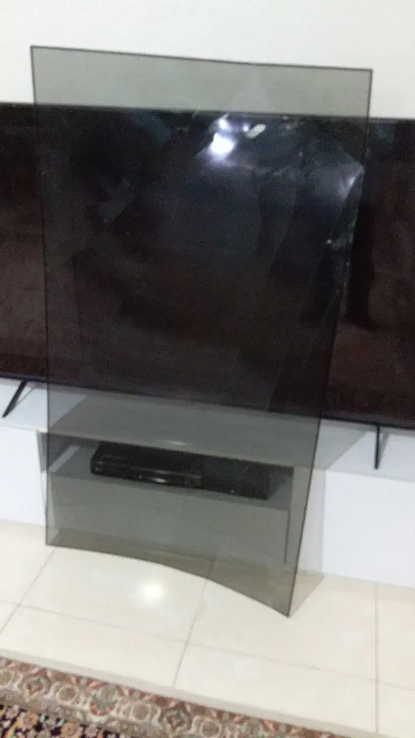 تلویزیون ال جی ۶۵ اینج نانو ۸۰ پنل شکسته|تلویزیون و پروژکتور|سنندج, |دیوار