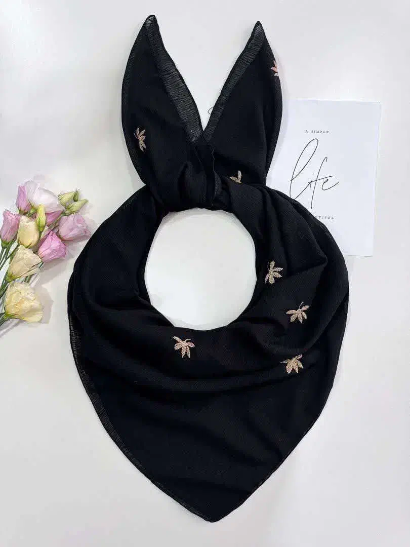 روسری درختی گلدوزی در 5 طرح میکس|لباس|الشتر, |دیوار