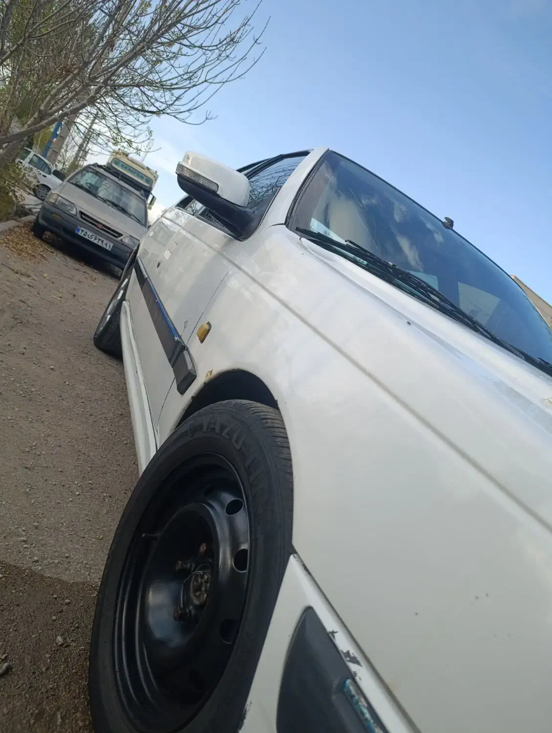 پژو پارس سفید|خودرو سواری و وانت|نمین, |دیوار