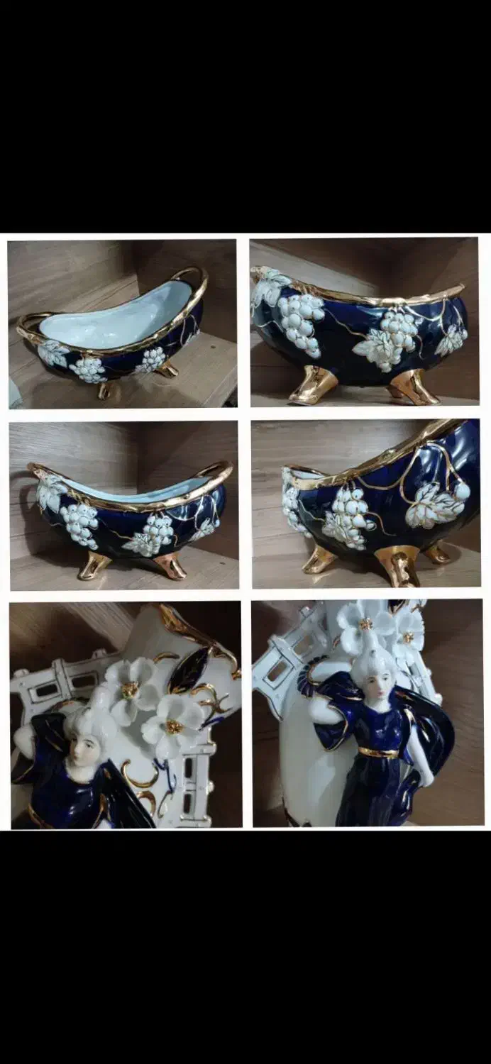 تعدادی ظروف قدیمی کمیاب چینی مهر کرم|ظروف سرو و پذیرایی|کرمانشاه, |دیوار