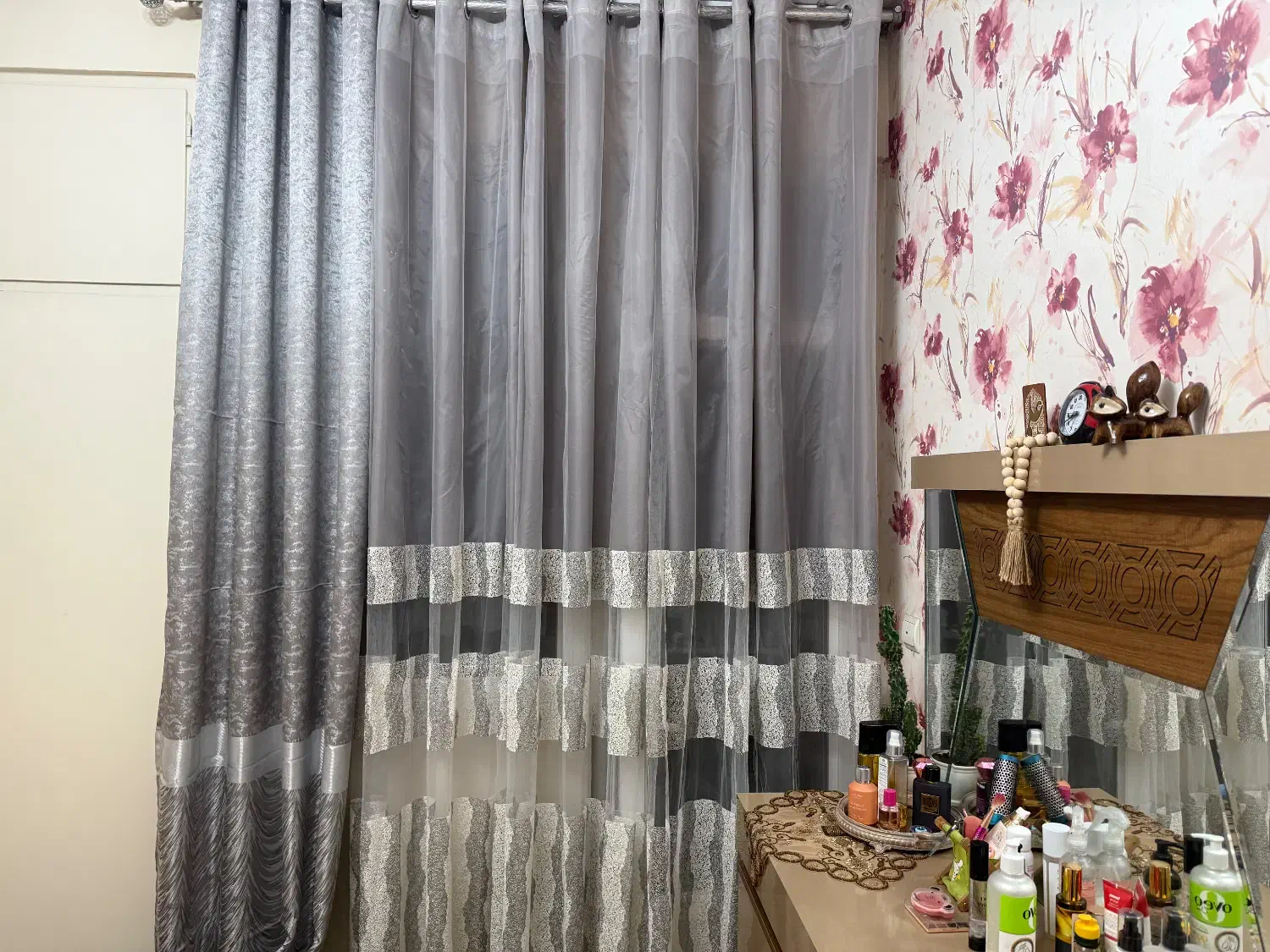 پرده توری مناسب پنجره ی یک ونیم متری|پرده، رانر، رومیزی|تهران, ائمه اطهار|دیوار