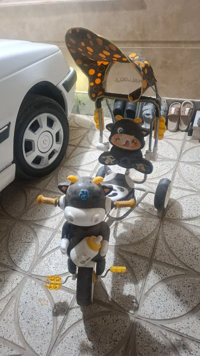 سه چرخه سایبون دار کودک|دوچرخه، اسکیت، اسکوتر|نیشابور, گنبد سبز|دیوار