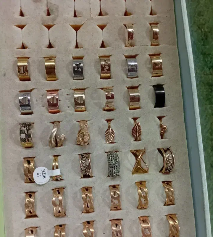 انگشترای استیل وطلاروس از۴۰تا۹۰تومان|بدلیجات|بهار, |دیوار