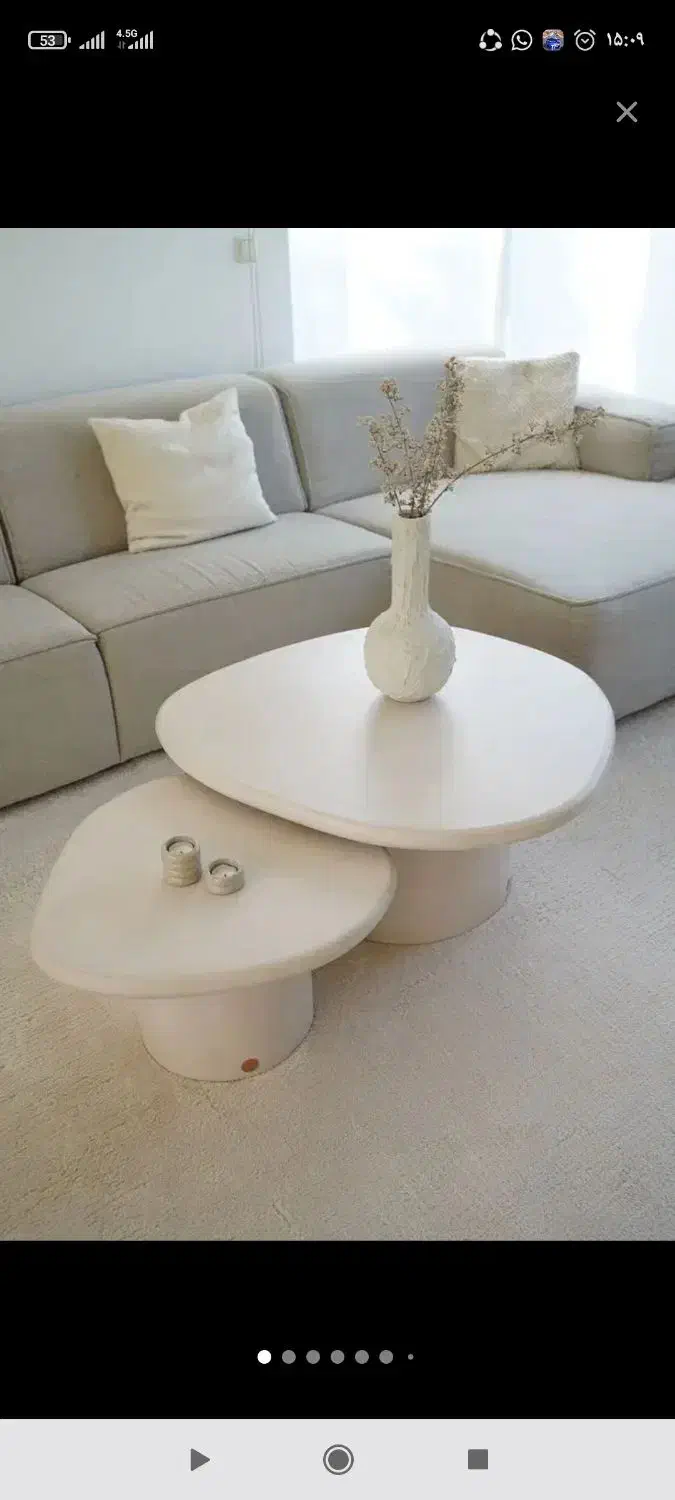 جلومبلی وعسلی|مبلمان خانگی و میز عسلی|چهاردانگه (تهران), |دیوار