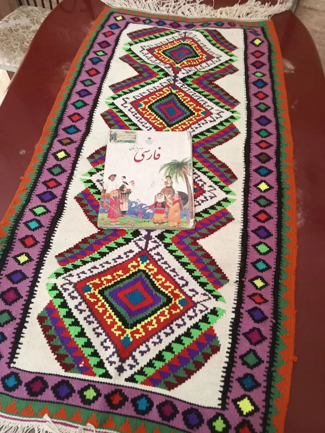 گلیم دستبافت سنتی نوی نو|گلیم، جاجیم، گبه|قائم‌شهر, |دیوار