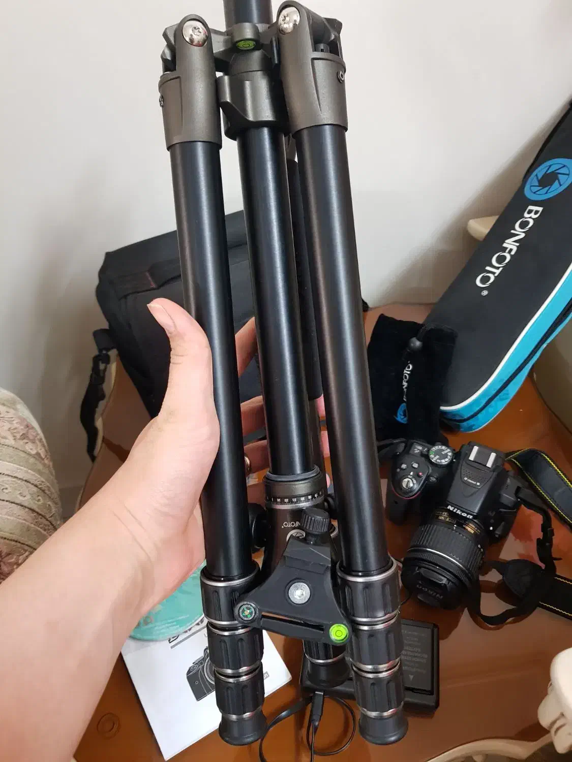 پایه دوربین مارک bonfoto|دوربین عکاسی و فیلمبرداری|تهران, کیانشهر|دیوار