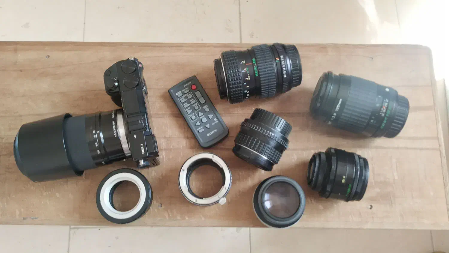 دوربین عکاسی سونی nex7- با لنزهای آنالوگ پنتاکس|دوربین عکاسی و فیلمبرداری|تهران, شهرک فرهنگیان|دیوار