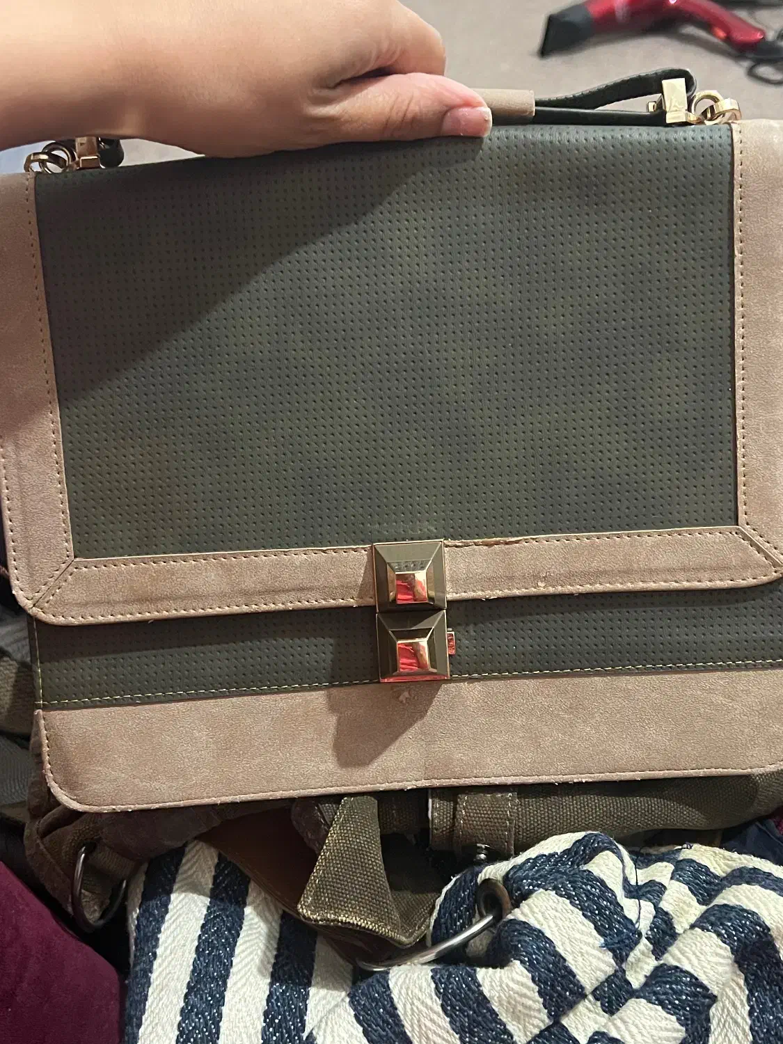 کیف خانومی سبز رنگ|کیف، کفش، کمربند|گنبد کاووس, |دیوار