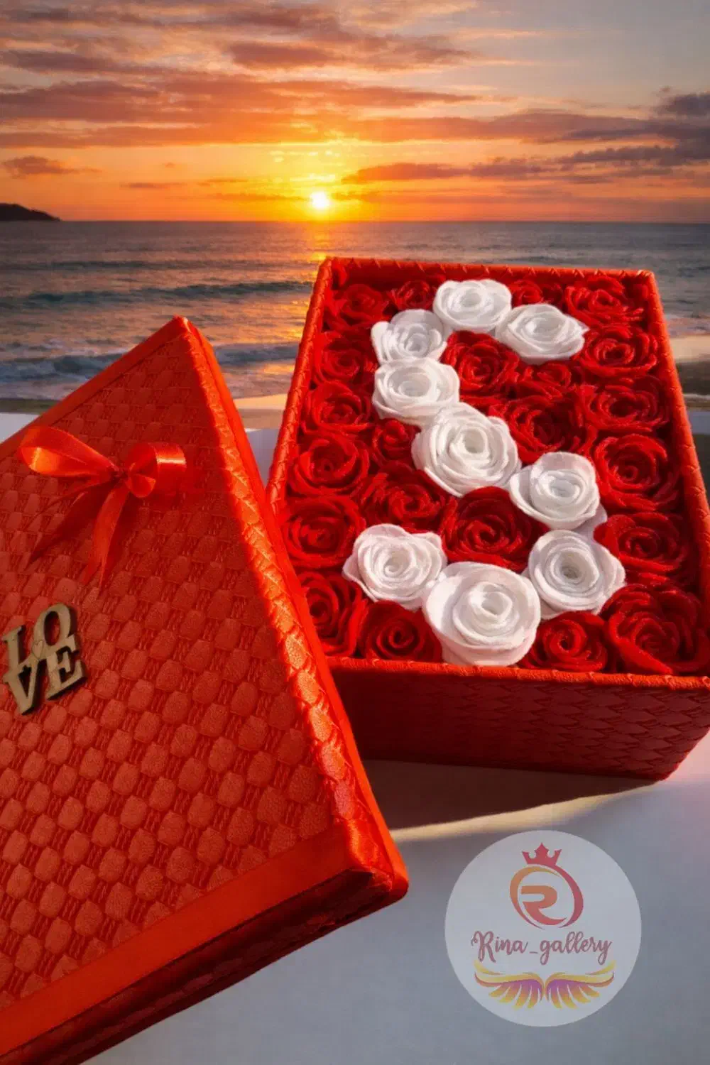 باکس گل نمدی حروف دلخواه|گل مصنوعی|اسلام‌شهر, شهرک سعیدیه|دیوار