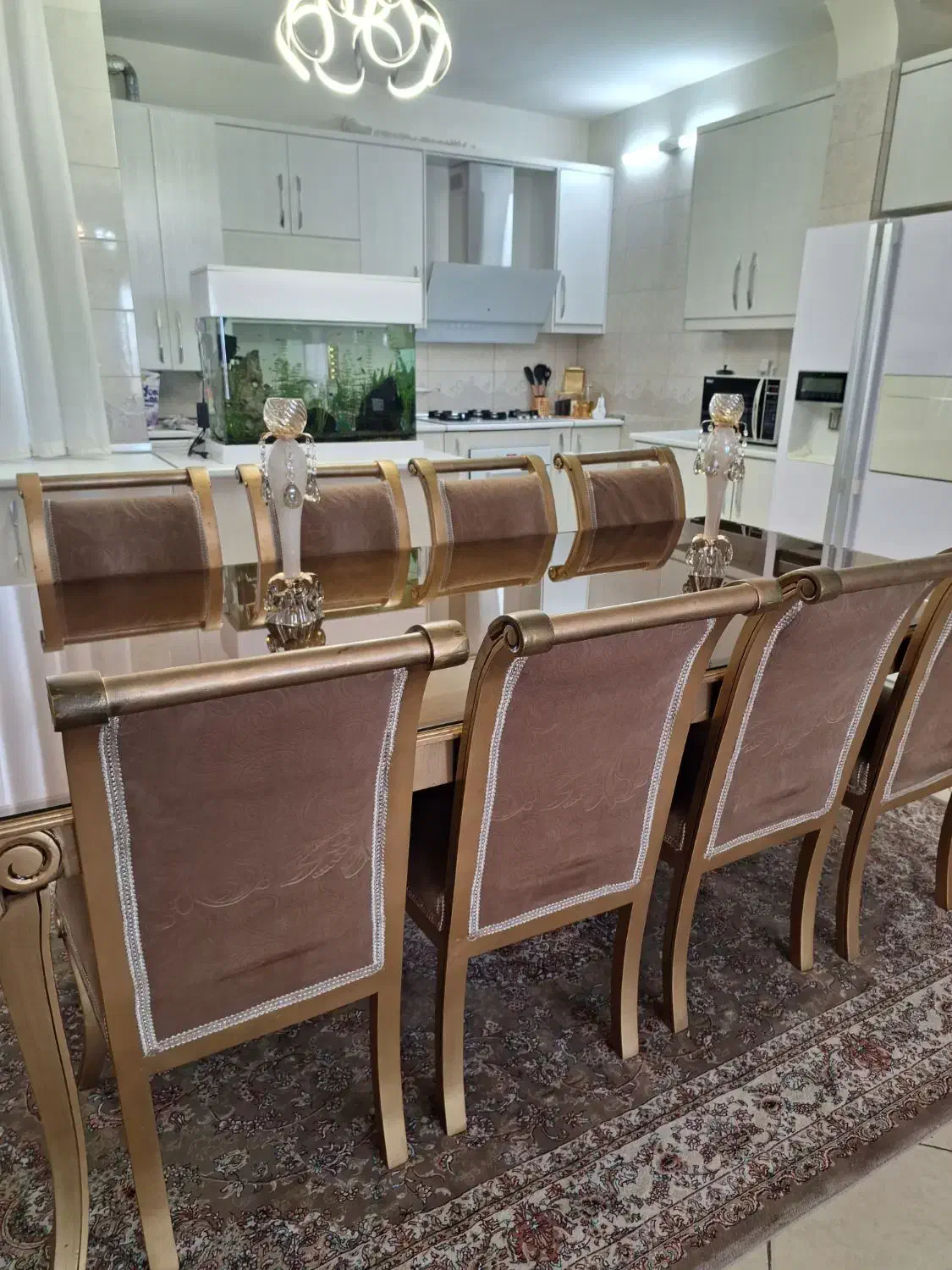میز ناهارخوری ۸ نفره|میز و صندلی غذاخوری|تهران, حکیمیه|دیوار