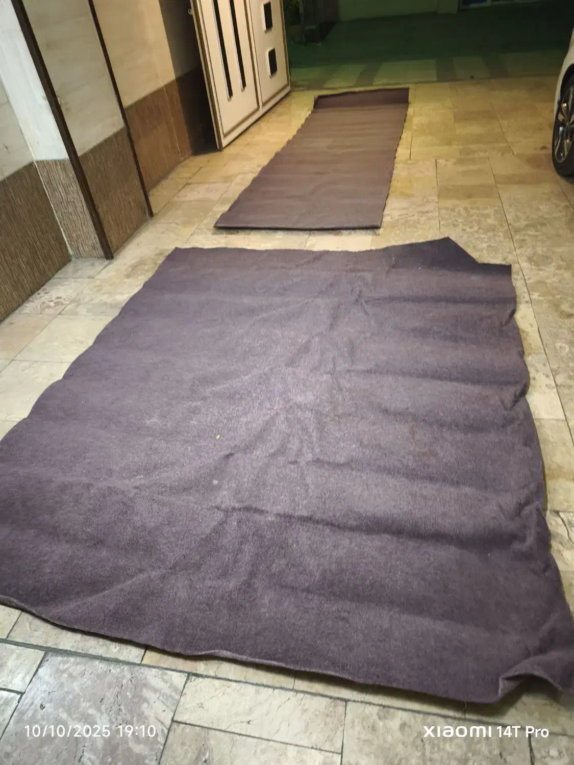 موکت کبریتی رنگ شکلاتی ۳۶ متر مربع|موکت|تهران, شهرک شریفی|دیوار