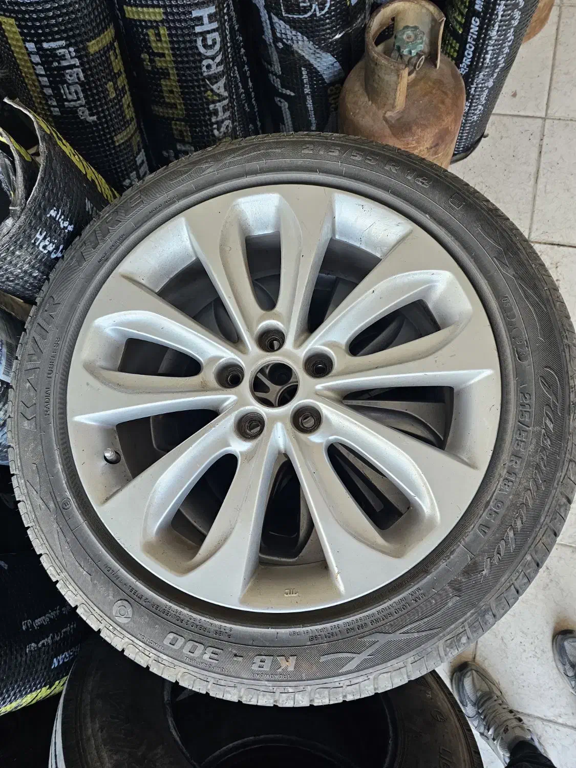 رینگ و لاستیک سوناتا وایف سایز 18|قطعات یدکی و لوازم جانبی|لنگرود, |دیوار