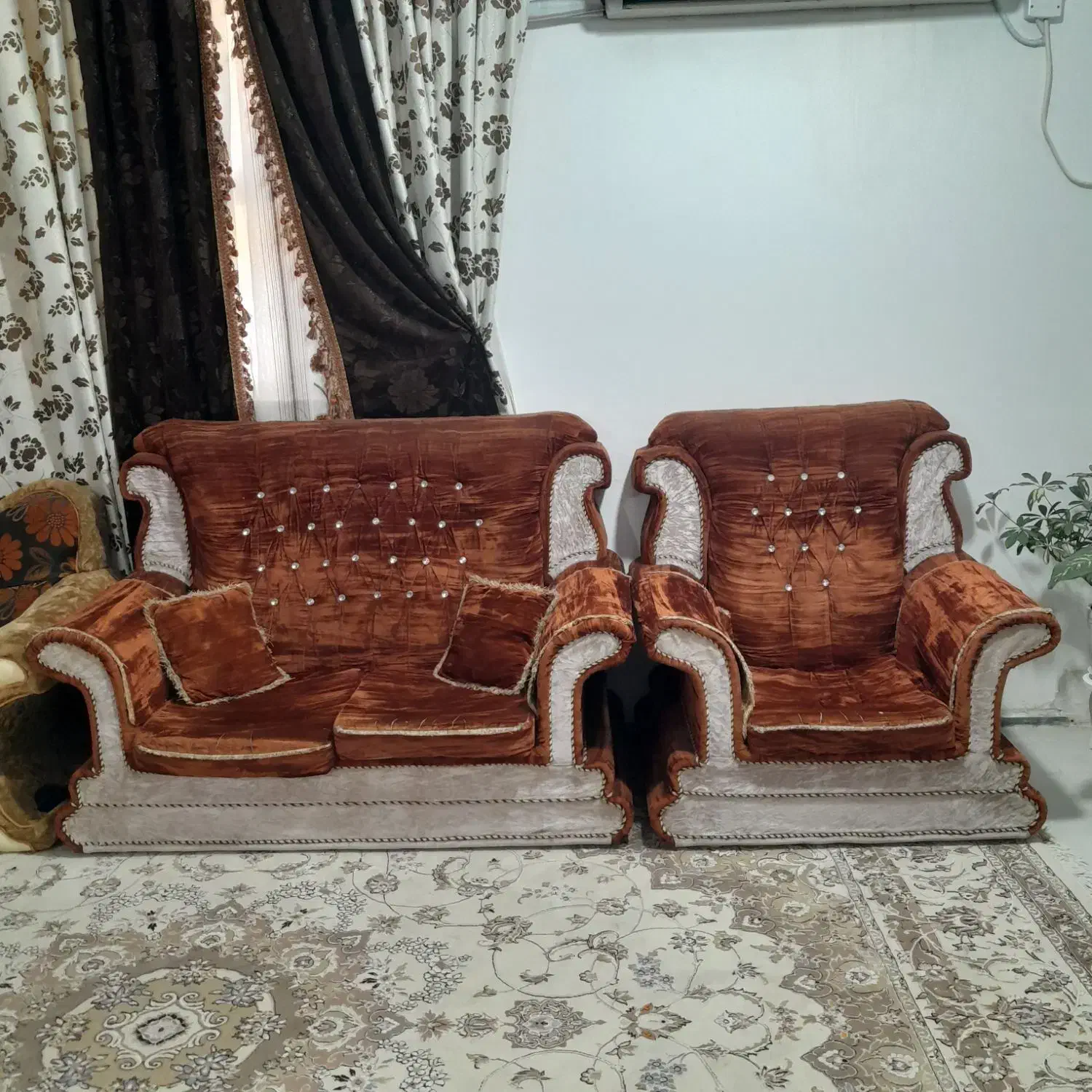 مبل طرح امپراطور ۷ نفره|مبلمان خانگی و میز عسلی|اهواز, کوی مهدیس|دیوار