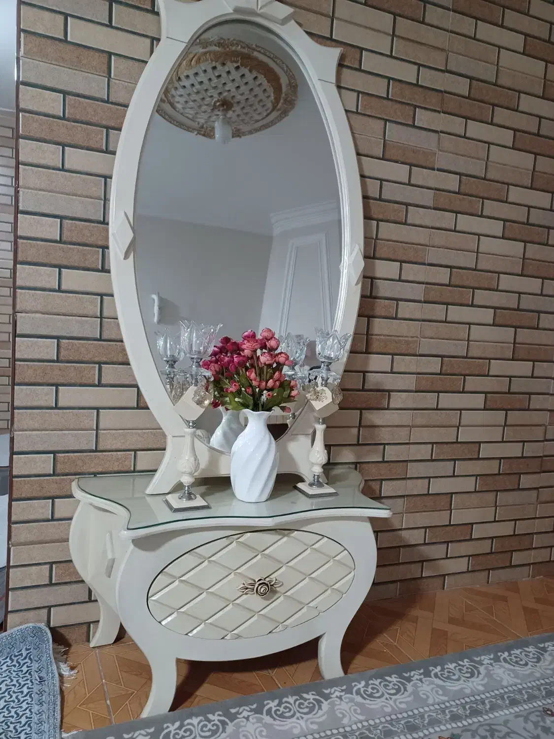 آیینه شمعدان|بوفه، ویترین، کنسول|تهران, مسعودیه|دیوار