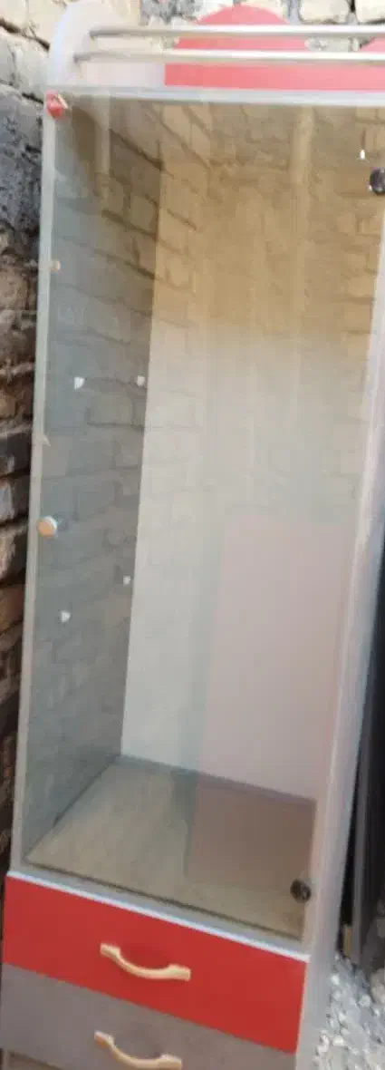 کمد وسه تیکه نوجوان همراه باتخت یک نفره|تخت و سرویس خواب|شهرضا, |دیوار